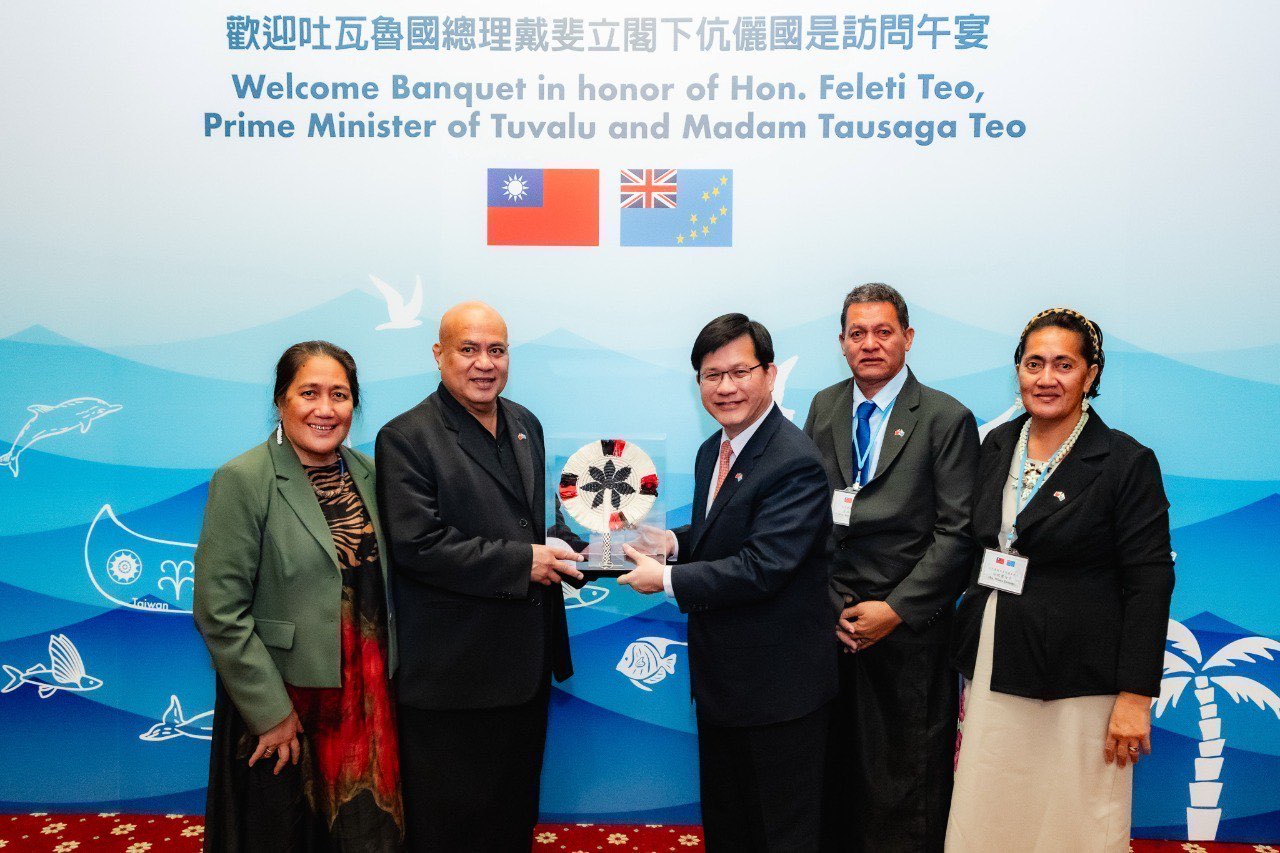 林佳龍午宴歡迎吐瓦魯國總理戴斐立伉儷國是訪團 欣見雙方奠定進一步合作