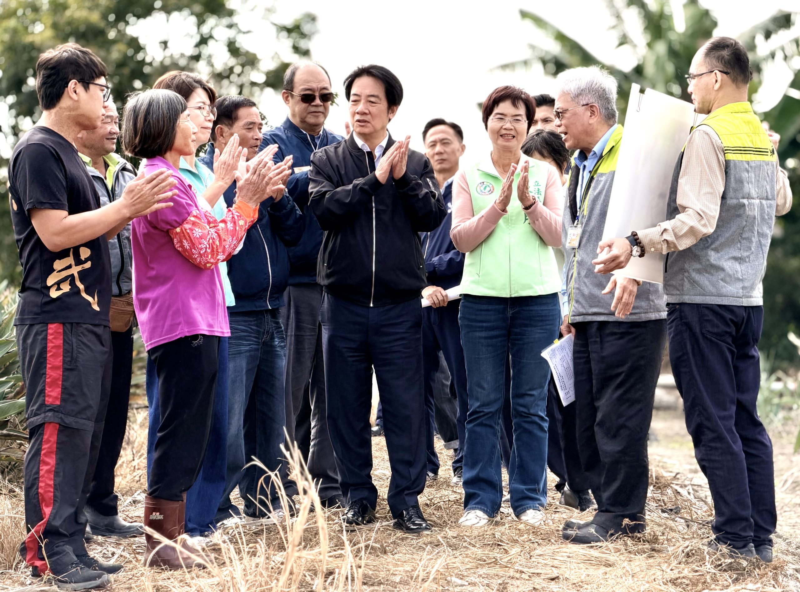 賴總統視察彰化公地放領政策規劃 指示內政部回應農民期盼依法積極推動