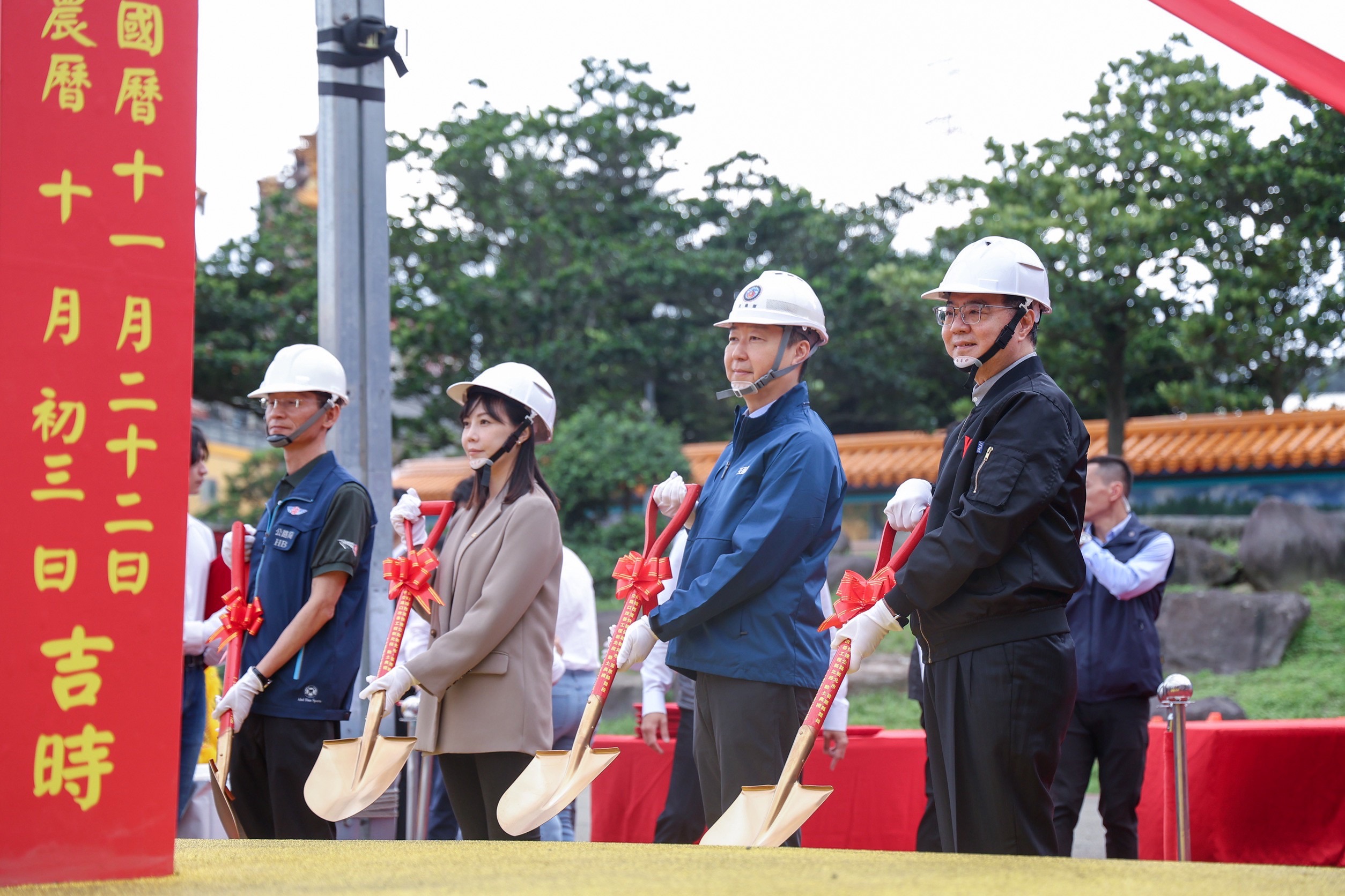 台61線新北-苗栗平交路口改善工程動土 卓揆：提升行車效率及用路安全