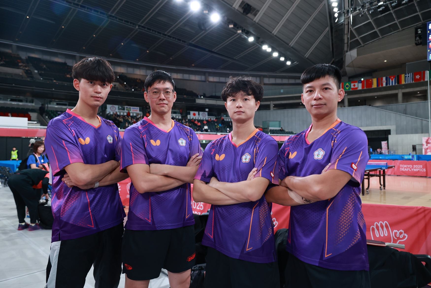 我參加東京聽奧桌球男子團體摘銀 連六屆奪牌續寫紀錄 賴總統致電申賀