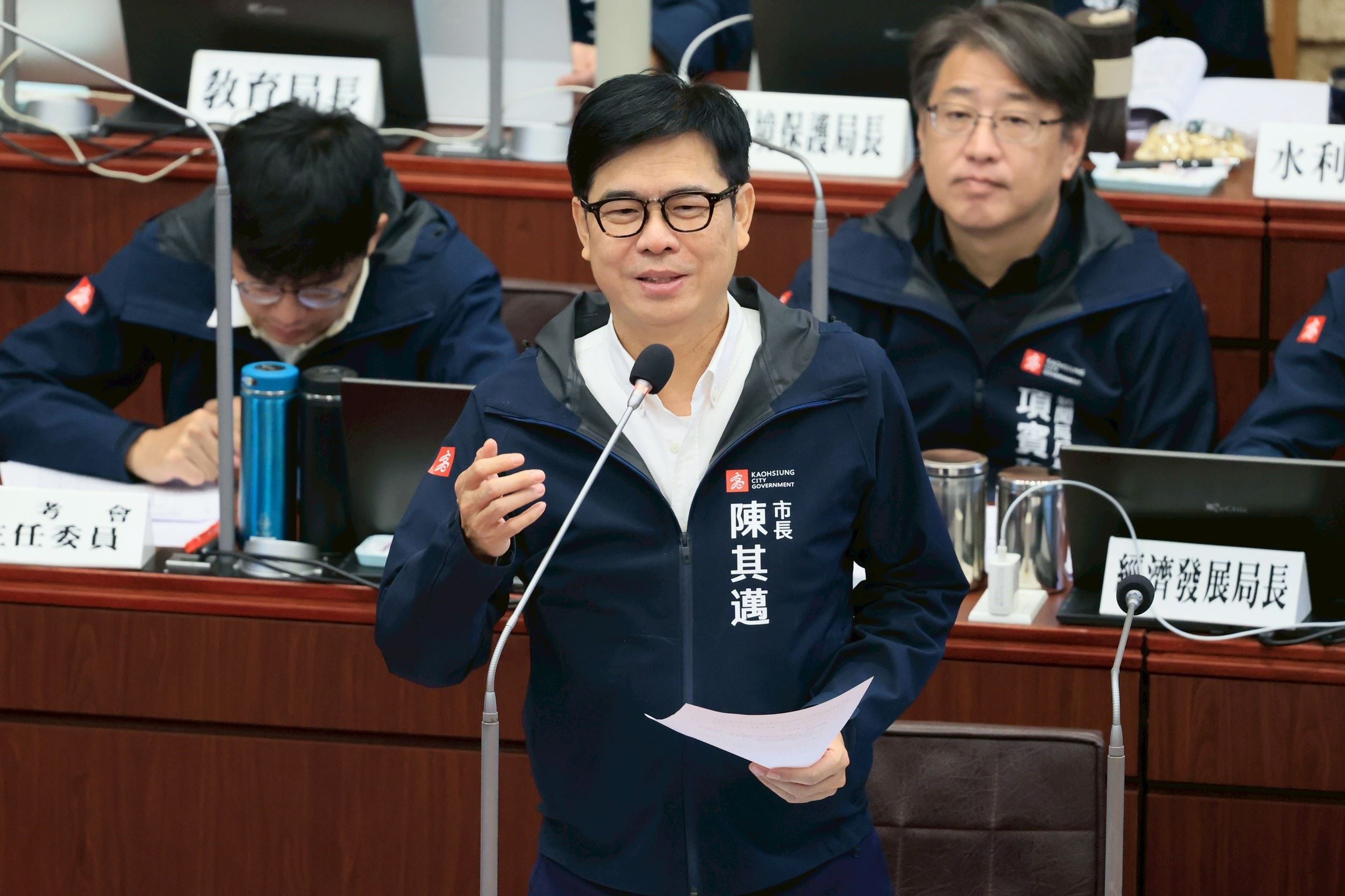 議員關心南星計畫土方暫置場 陳其邁：將嚴格規劃交通以及環境維護措施