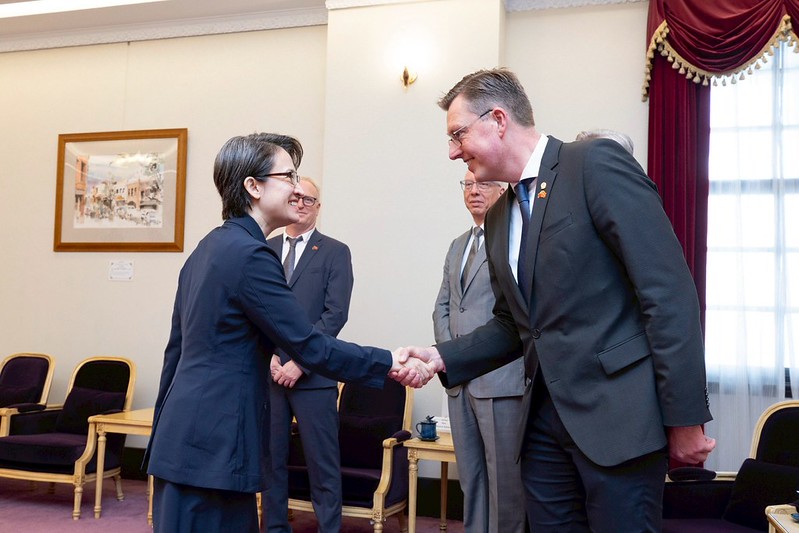 接見丹麥國會議員訪問團 蕭副總統盼了解台灣 進一步促進雙邊夥伴關係