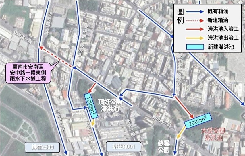 台南市府爭取2億3仟萬元經費改善安南區、永康區淹水 經濟部已經核定