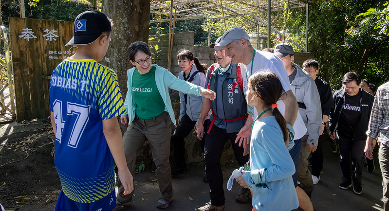 出席淨山活動 蕭副總統期盼未來與友盟夥伴共同為環境及永續的地球努力