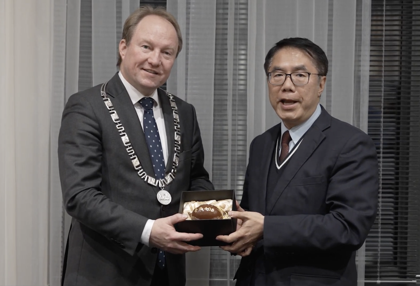 黃偉哲訪荷蘭友誼市阿梅爾市 簽署經貿投資備忘錄並延續友誼市的情誼