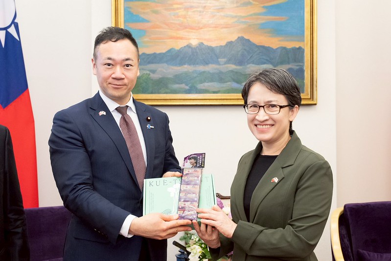 蕭副總統接見日本眾議員鈴木馨祐訪團 盼持續深化合作維護區域穩定繁榮