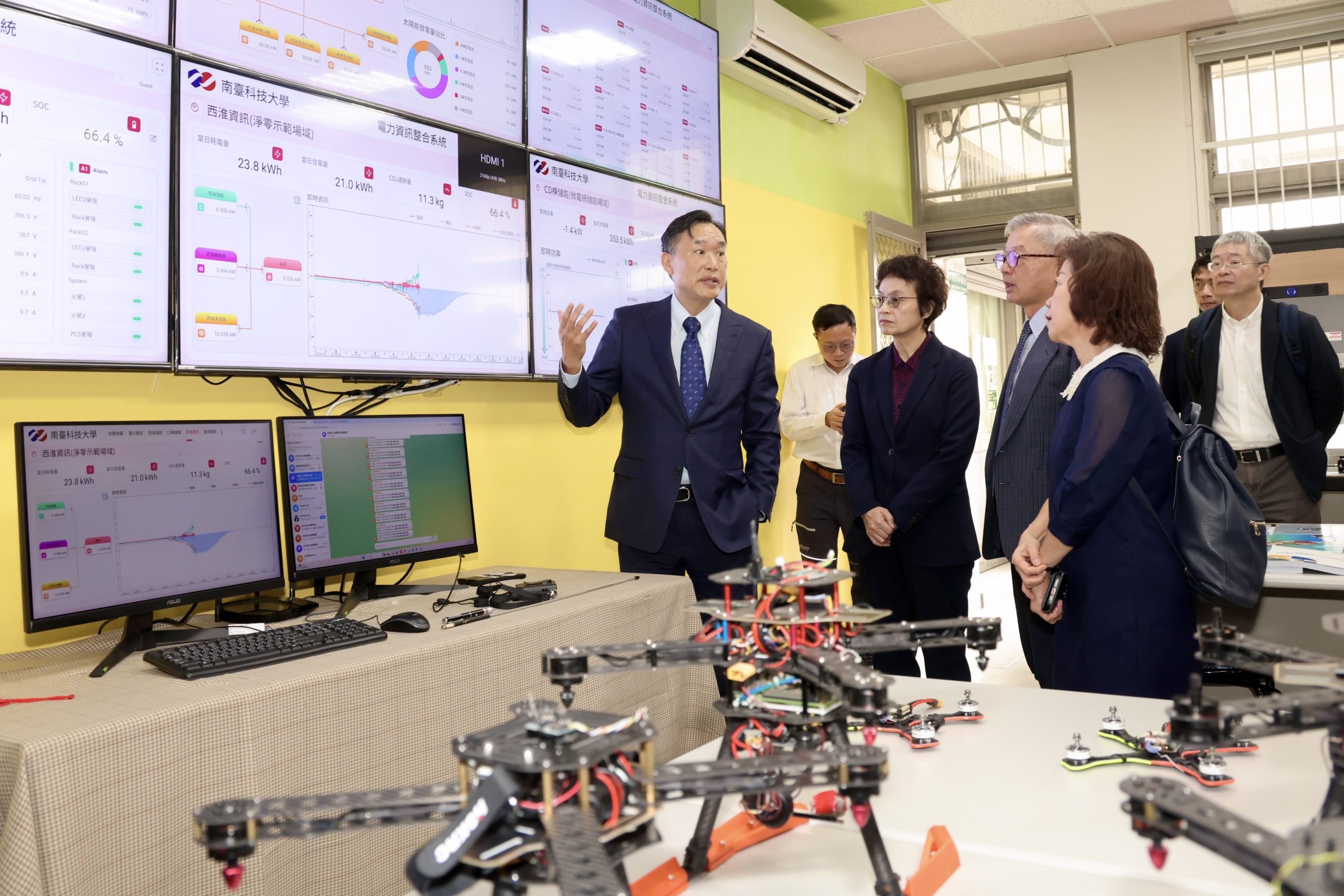 南台科大智慧微電網人才培育基地啟用 黃偉哲：盼凝聚力量培育優秀專業人才