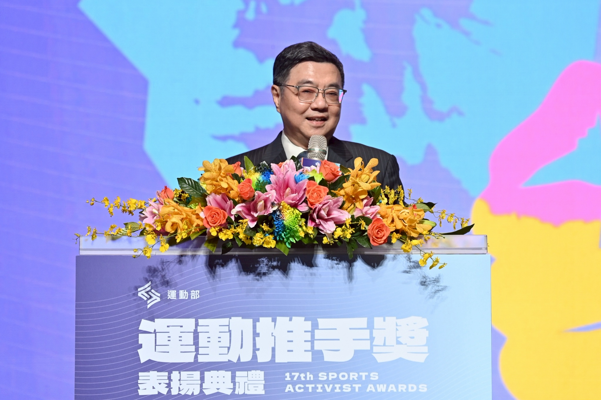 頒發第17屆運動推手獎 卓揆：鼓勵企業成為選手後盾 提升全民運動風氣