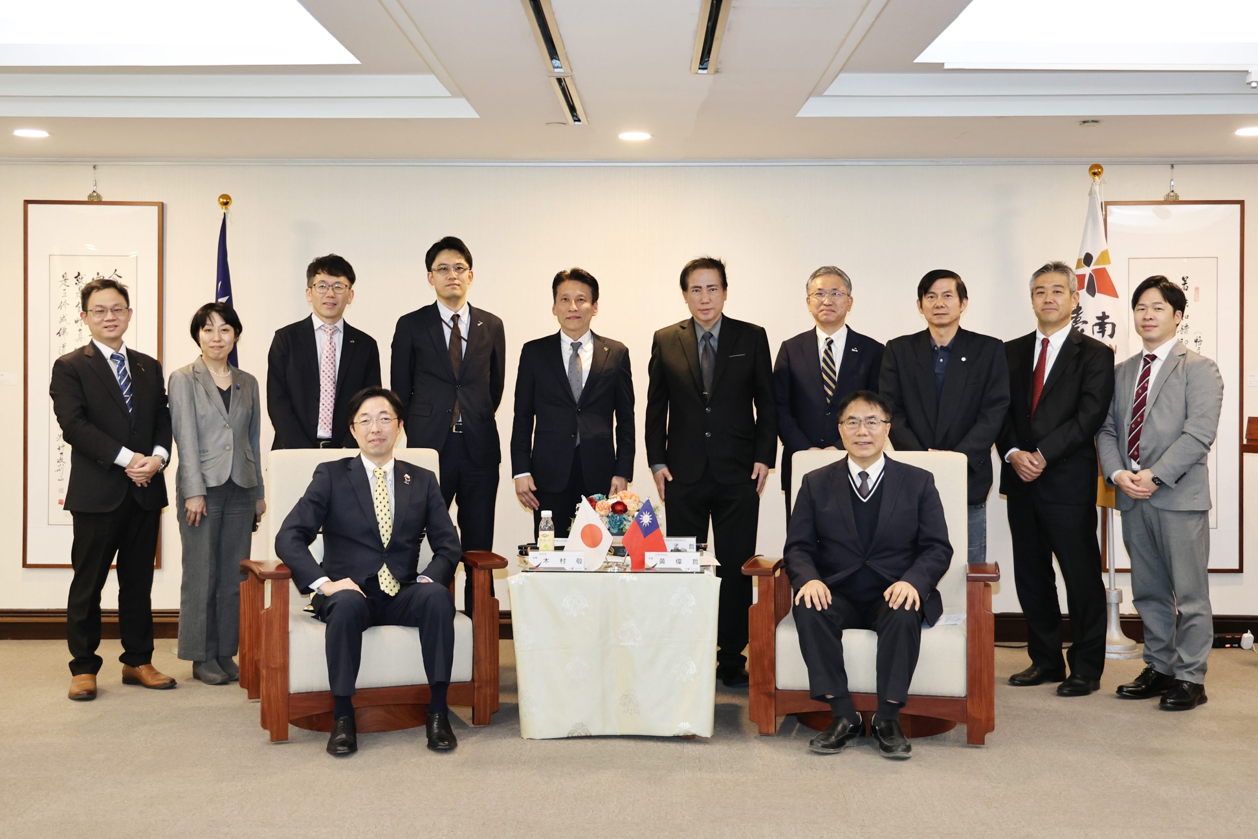 熊本縣知事木村敬率團拜會黃偉哲 台南－熊本直航帶動雙方多元領域合作