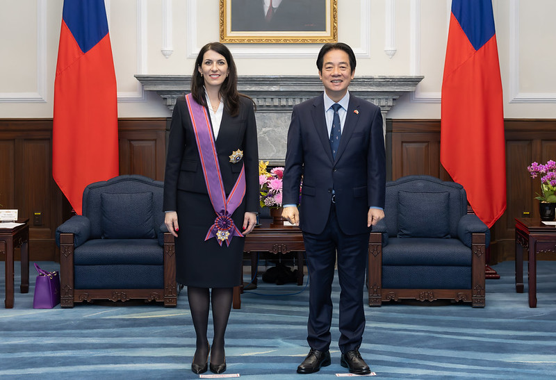 賴總統贈勳捷克前眾議長艾達莫娃 肯定表彰其長期深化台捷友誼的卓越貢獻