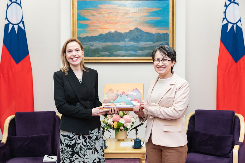 蕭副總統接見德國馬歇爾基金會訪團 盼透過交流與分享 共同因應全球挑戰