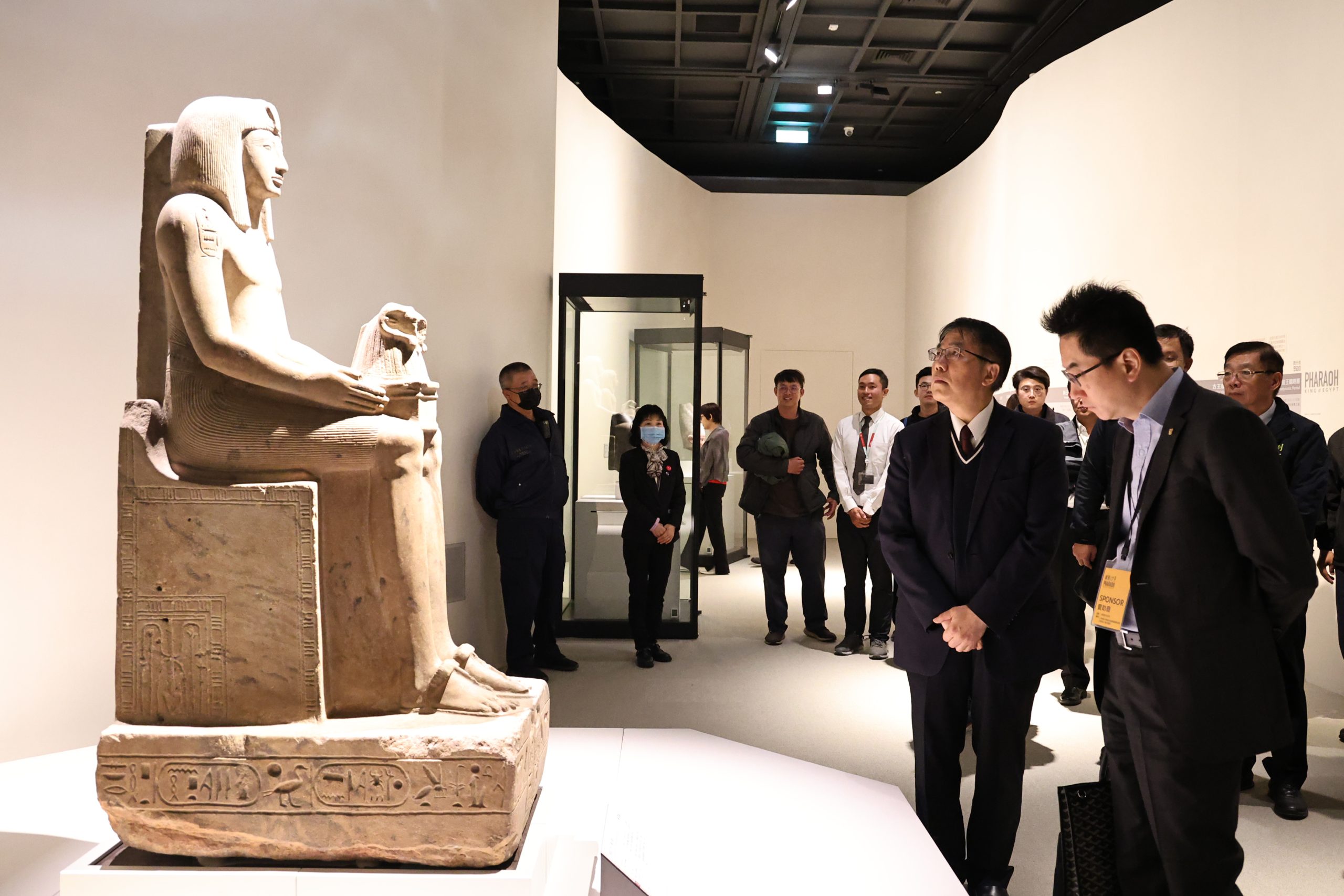 奇美博物館《埃及之王：法老》特展開幕 黃偉哲：在台南與古埃及文明相遇