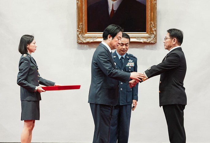 賴總統主持將官晉任授階典禮 期勉強化訓練與聯合量能 確保國家人民福祉