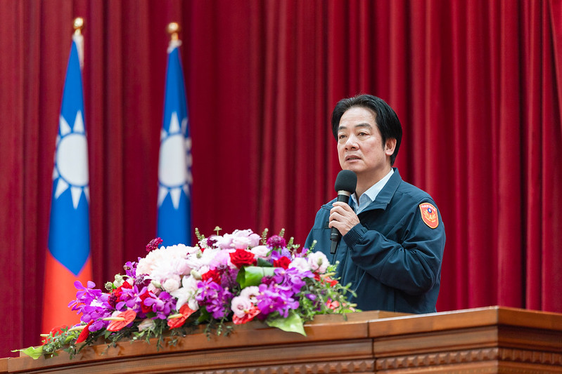 賴總統出席警政署署務會報 盼朝野合作強化打擊犯罪、維護治安的整體力量