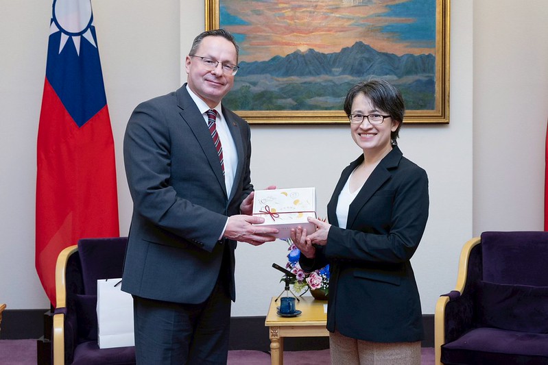 蕭副總統接見中北歐國家國會議員 盼與理念相近夥伴合作面對局勢變化挑戰