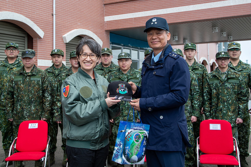 蕭副總統勗勉新竹地區部隊 感謝並肯定空軍弟兄姊妹保衛國家的辛勞與付出
