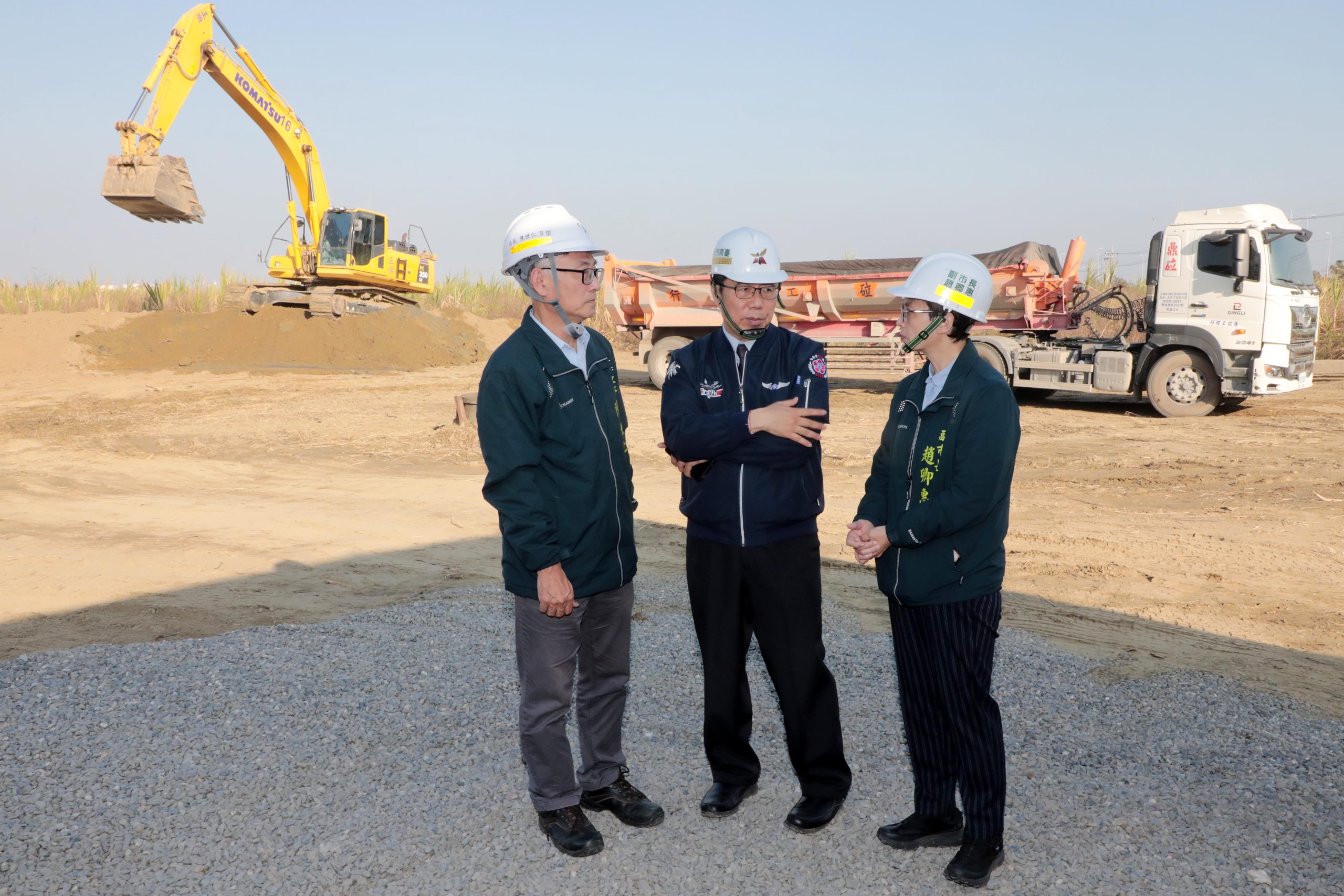 台南首創營建剩餘土石轉作公共工程回填使用 黃偉哲肯定資源循環落實雙贏